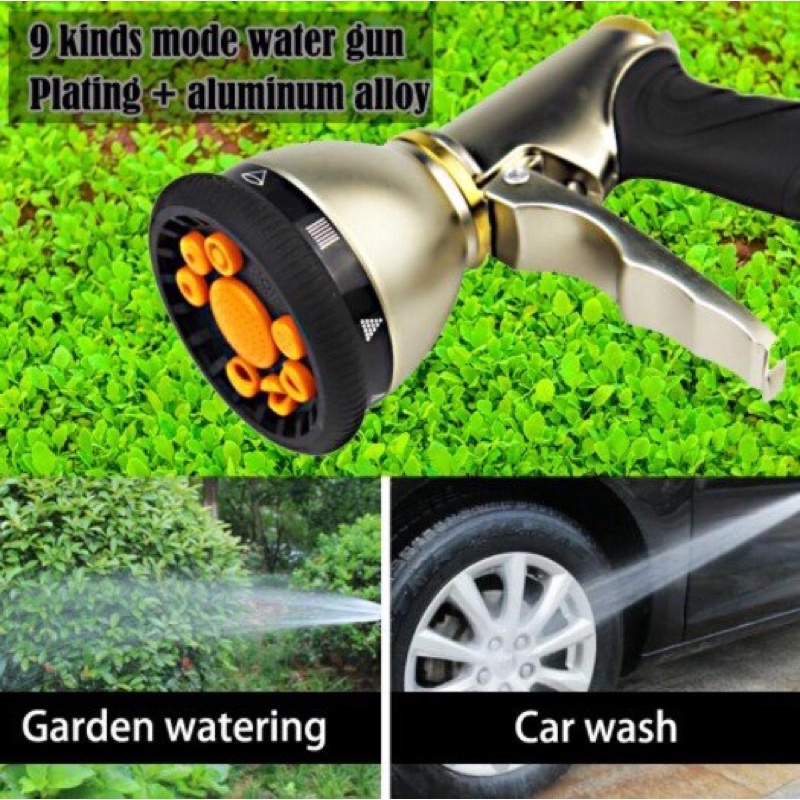 Vòi xịt phun Tưới cây Rửa xe Chỉnh tia Chất liệu kim loại cao cấp