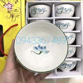 Set bát đĩa sứ Bát Tràng