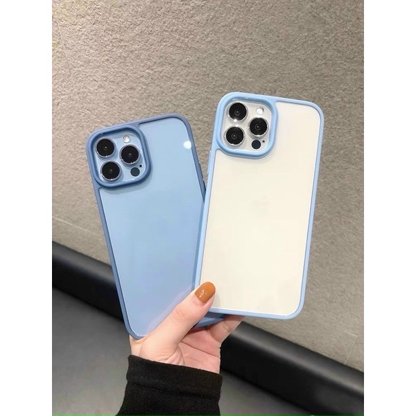 Ốp Lưng meka Likgus viền màu chống ố cho iPhone 11/11pro/11prm/12/12prm/13/13pro/13prm