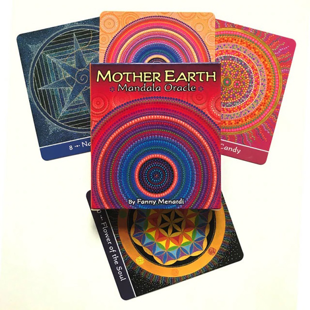 Bài Oracle Mother Earth Mandala Tặng Đá Thanh Tẩy E87