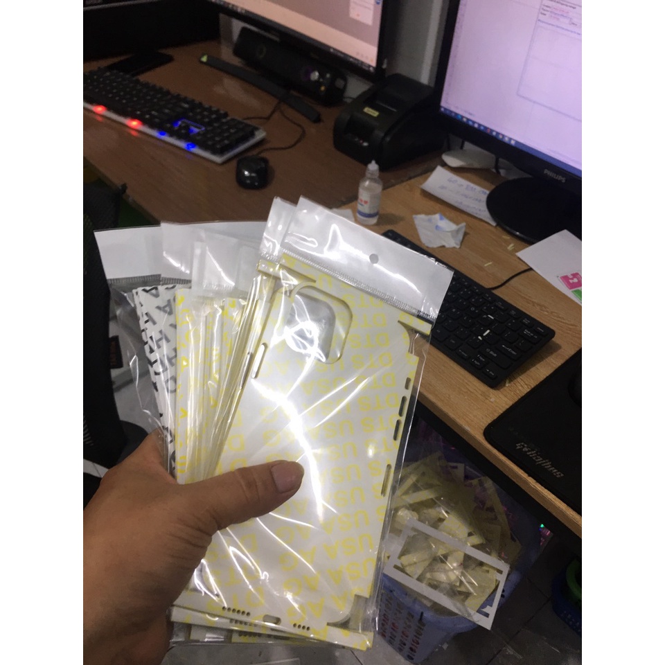 Miếng Dán dẻo PPF nhám Full viền 7plus đến 13 pro max, chống bám vân tay, full từng lỗ loa, bảo vệ máy toàn d