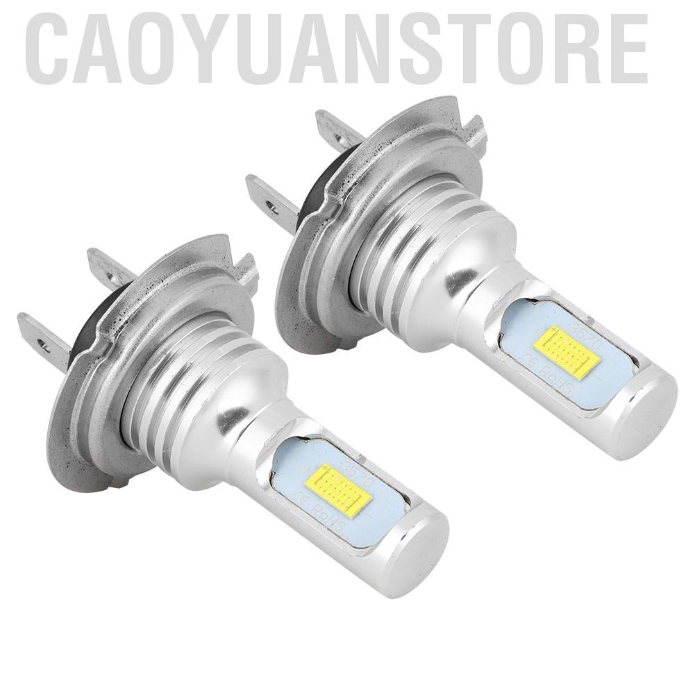 Set 4 bóng đèn LED H7 80W 8000K 12-24V ánh sáng trắng cho pha xe hơi