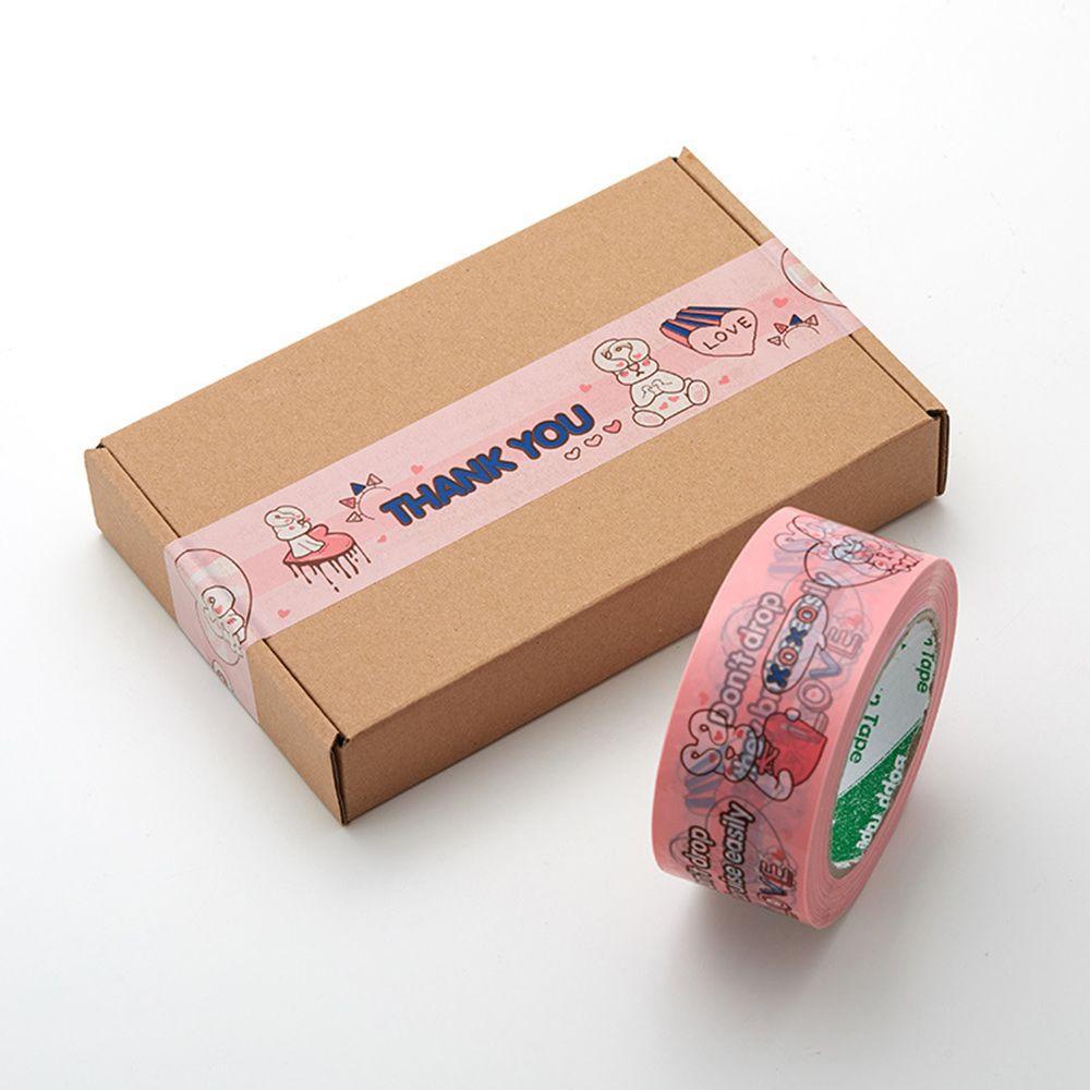 Hộp Cuộn Băng Keo Dán Họa Tiết Thỏ Hoạt Hình Dễ Thương