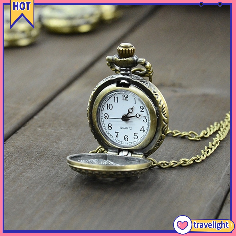 [Travelight] Đồng hồ quả quýt chạm khắc phong cách retro sành điệu