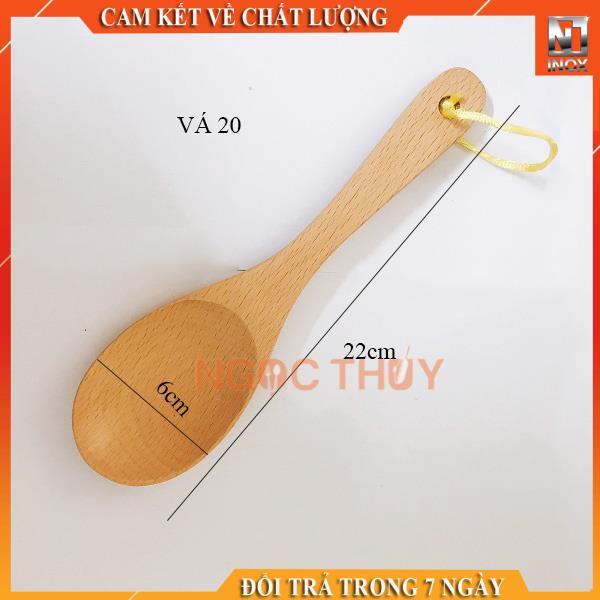 Vá gỗ múc cơm,canh thức ăn đủ size