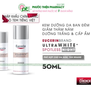 Kem Dưỡng Trắng Da Ban Đêm Eucerin UltraWHITE+ SPOTLESS Night 50ml