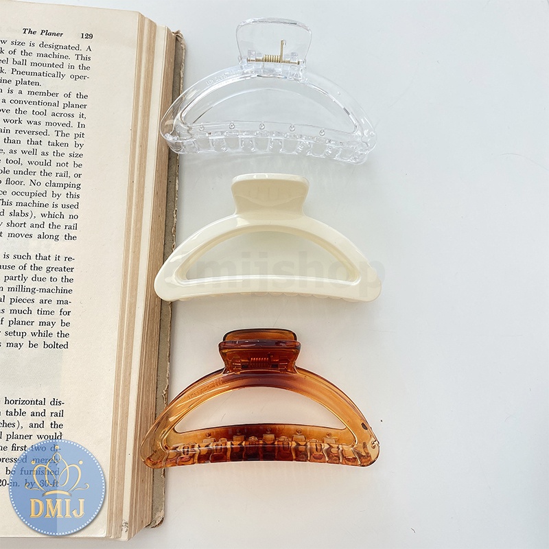 Kẹp tóc hình quạt phong cách vintage hàn quốc 4 màu cơ bản