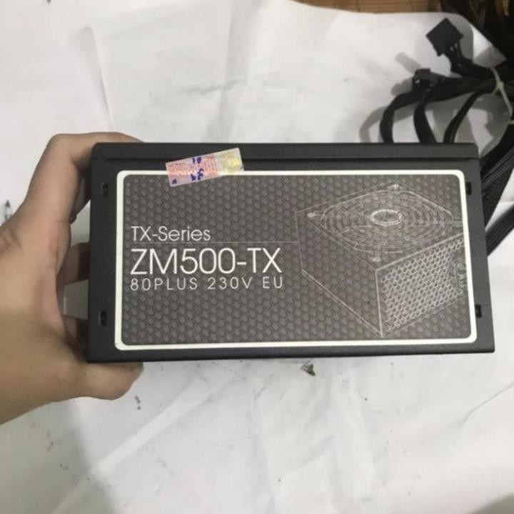 Nguồn Zalman ZM500-TX công suất 500 Fan led siêu đẹp