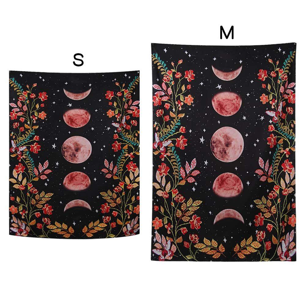 KUNHEV Thảm Treo Tường In Họa Tiết Hoa Mẫu Đơn Nghệ Thuật