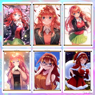 Poster Vải Nakano Itsuki Anime GoToubun no Hanayome