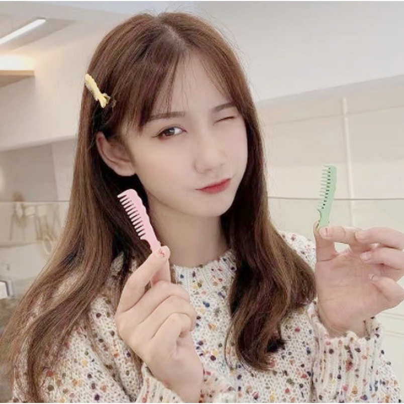 Kẹp Tóc Hình Lược Màu Sắc Ngọt Ngào Thời Trang Cho Nữ