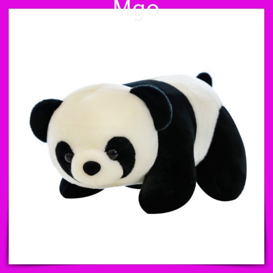 Gấu Bông PANDA Gấu Trúc Nhồi Bông Nằm Qùa Tặng Cực Đáng Yêu Dễ Thương 30Cm 60Cm