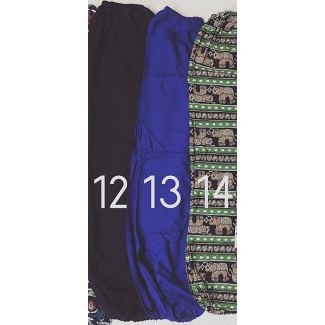 Quần lanh dài thổ cẩm alibaba bo gấu (form to dài 95cm) | BigBuy360 - bigbuy360.vn