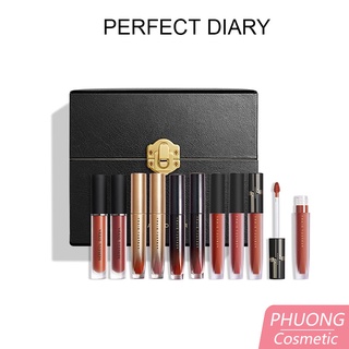 Set 10 Son Kem PERFECT DIARY Sang Trọng Bộ Quà Tặng (PD018)