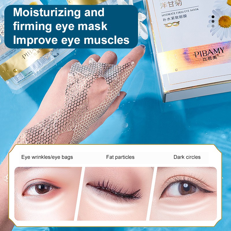 【Ready】 Moisturizing And Firming Eye Mask Moisturizing And Diminishing Dark Circles And Eye Patterns Honeycomb Eye Patch colorlife