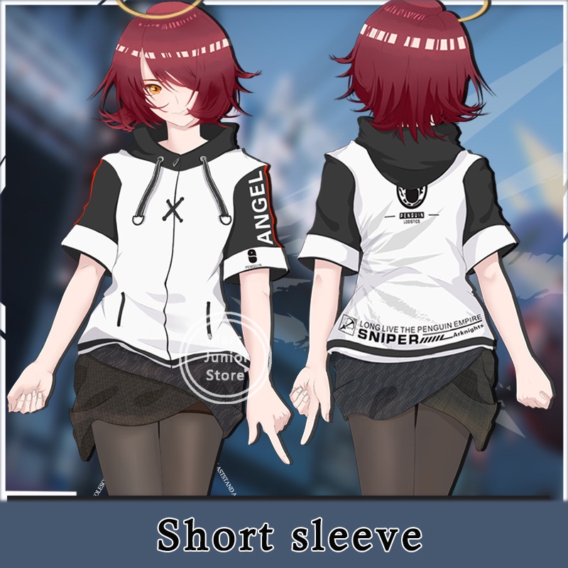 Áo Hoodie Tay Dài Cosplay Nhân Vật Game Arknights Exusai