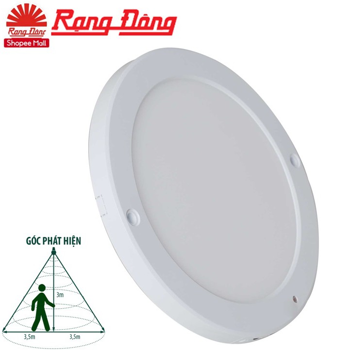 Đèn LED ốp trần mỏng cảm biến 18W Rạng Đông LN11L 220/18W.PIR