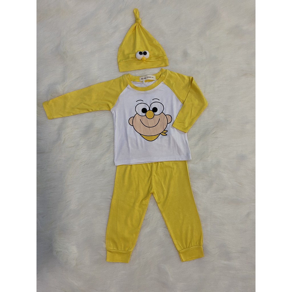 [Giảm Giá] Bộ Nón Tói Có Mắt Ngộ Nghĩnh Minky Mom