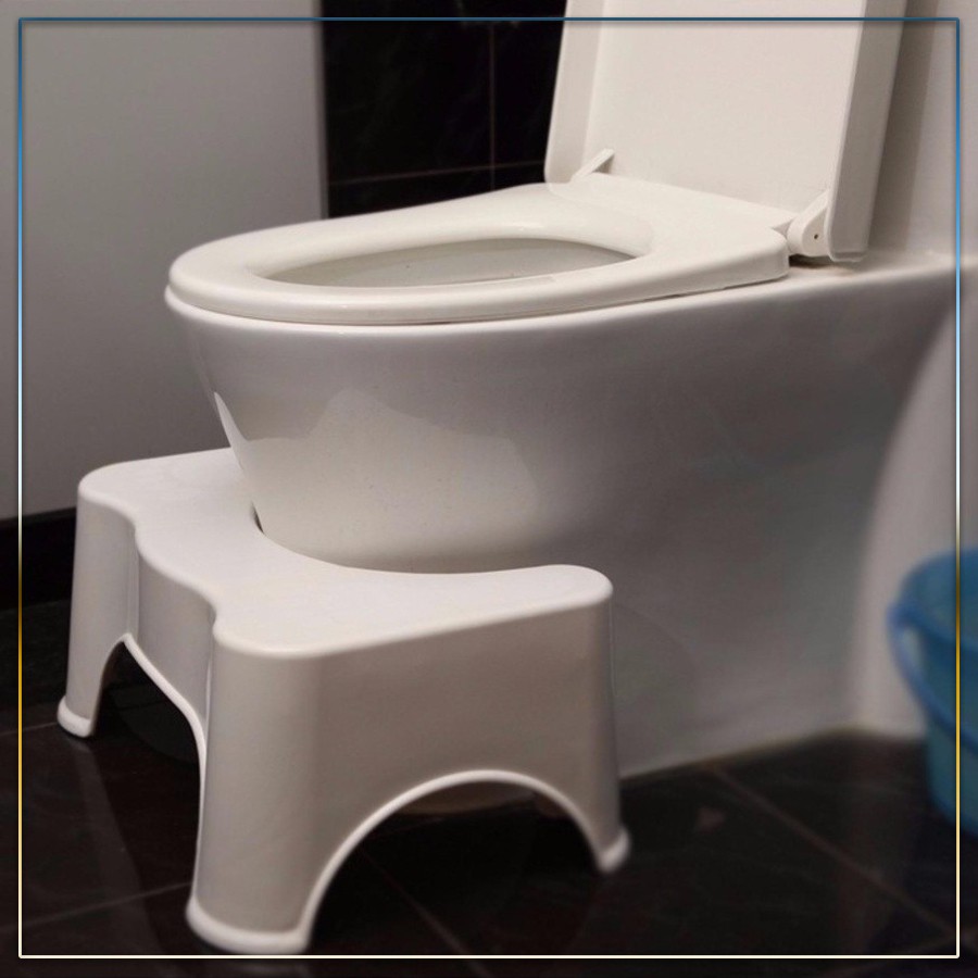 Ghế kê chân toilet, giúp vệ sinh đúng cách, ngăn ngừa táo bón