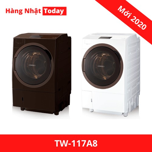 Máy giặt sấy Block Toshiba TW-117A8 (11kg- 7kg) động cơ trực tiếp nội địa Nhật (KHÔNG ĐÂU RẺ HƠN)