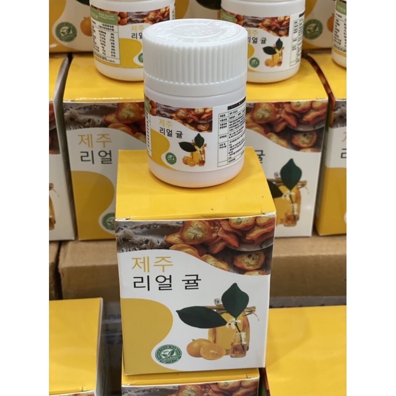 Một hộp trà giảm cân Jeju Hàn Quốc (dạng viên, hộp 20 viên)