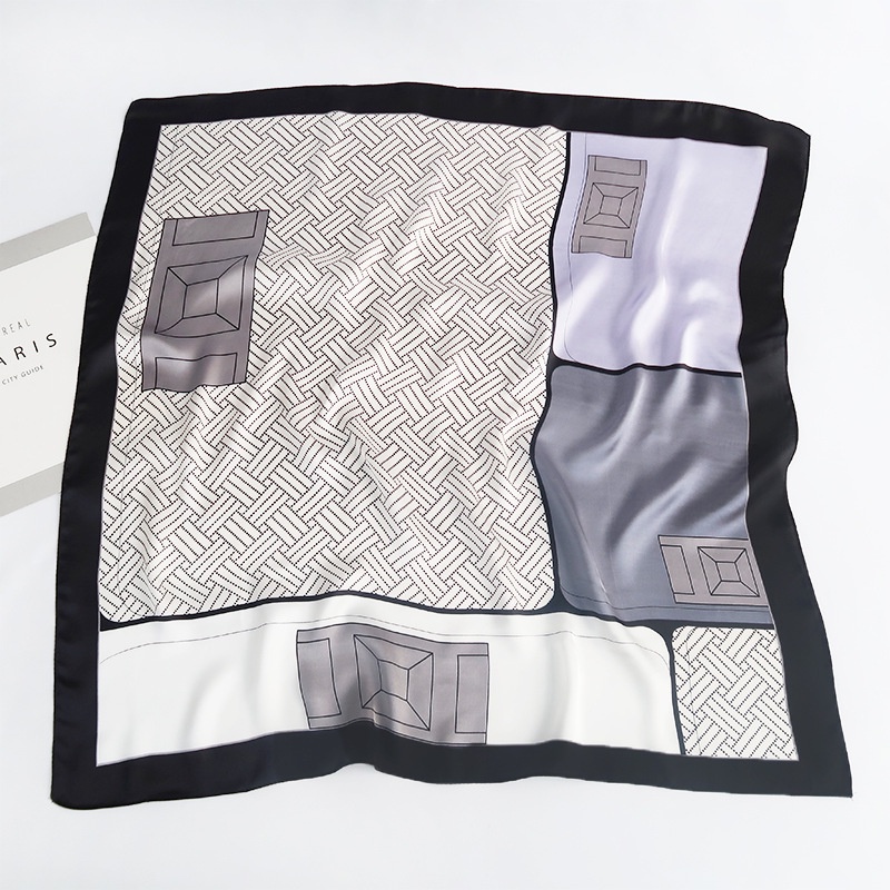 Khăn Choàng Lụa In Hình Vuông 70CM (27.5*27.5 Inches) WJ1026-111