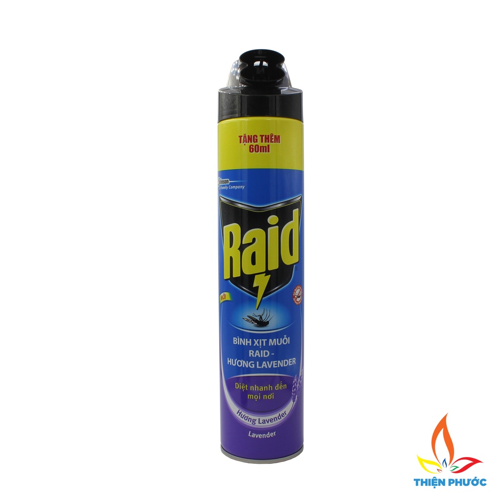 Xịt muỗi raid 600ml chai lớn xịt công trùng hiệu quả nhất SUKADO