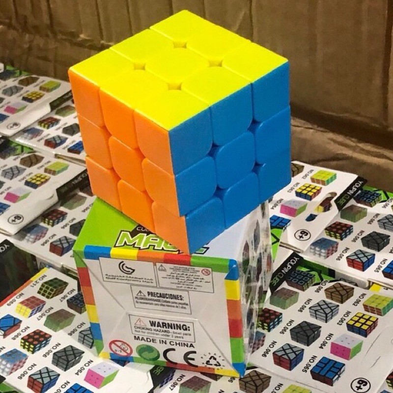 Rubik 064 Rubik không viền MAGIC 3x3 Hàng đẹp
