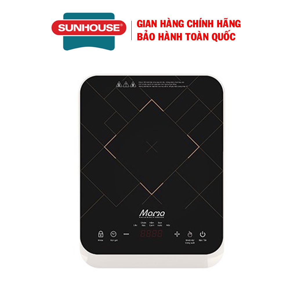 BẾP TỪ ĐƠN Sunhouse MAMA SHD6860, bảo hành chính hãng 24 tháng, công suất 2000W