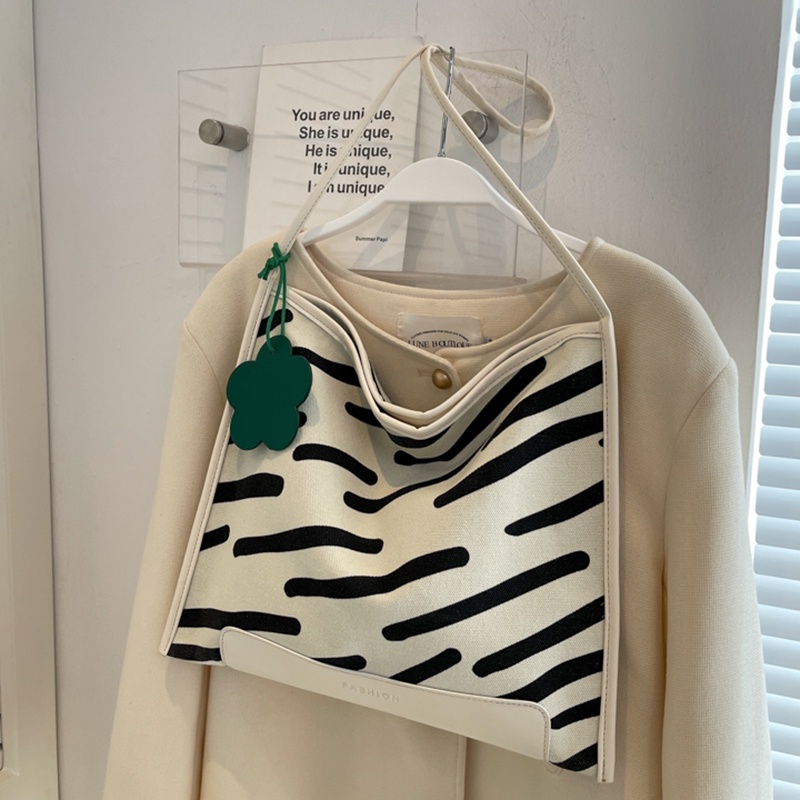 IELGY Túi Đeo Vai Vải canvas Dung Tích Lớn Thời Trang Cho Nữ