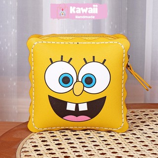 Túi tự làm, Túi handmade tự đan Bọt biển SpongeBob màu vàng có video hướng dẫn Kawaii_Handmade