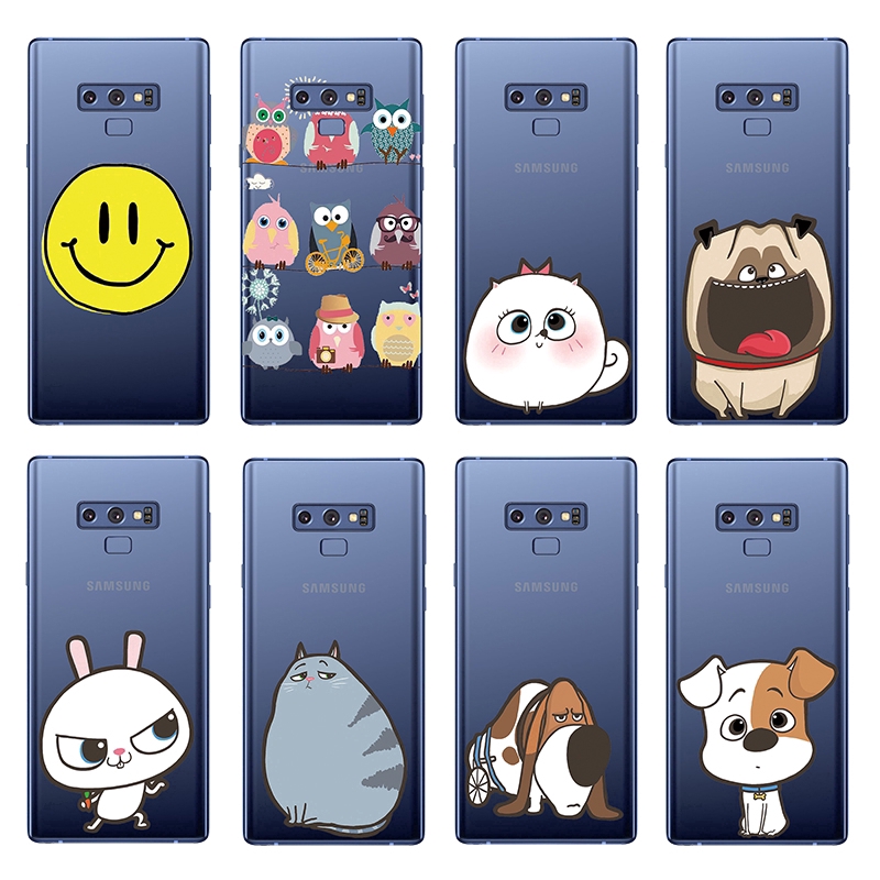 Ốp điện thoại bằng TPU hình hoạt hình dành cho Samsung Note 9 8 / S8 S9 Plus