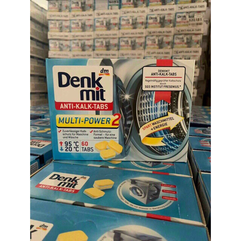 Viên tẩy lồng vệ sinh máy giặt Denkmit