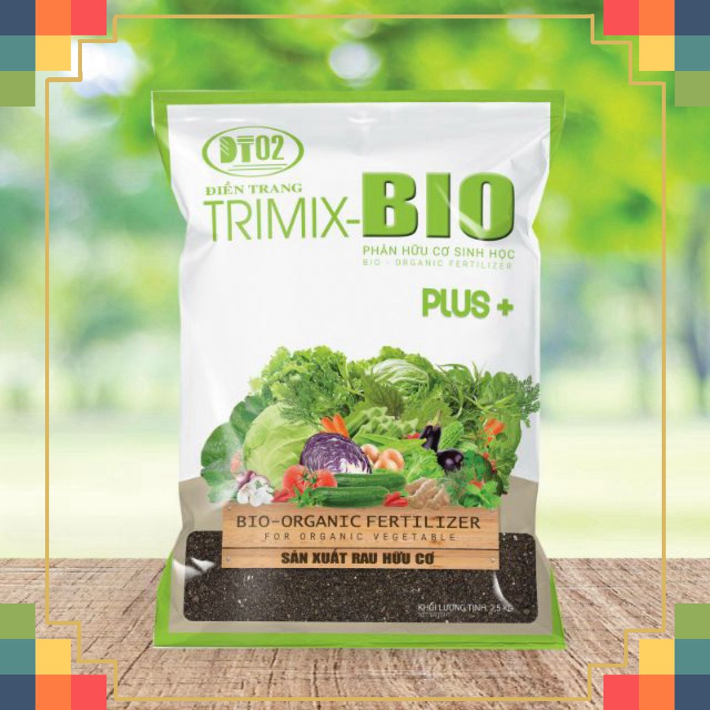 [HOT]  Phân hữu cơ dùng cho rau TRIMIX-BIO