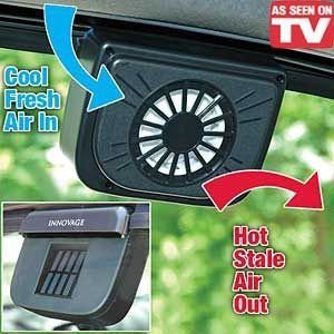 HOT Auto Fan Quạt hút gió ô tô sử dụng năng lượng mặt trời (bảo vệ môi trường) - Quạt làm mát nội thất ô tô 2021