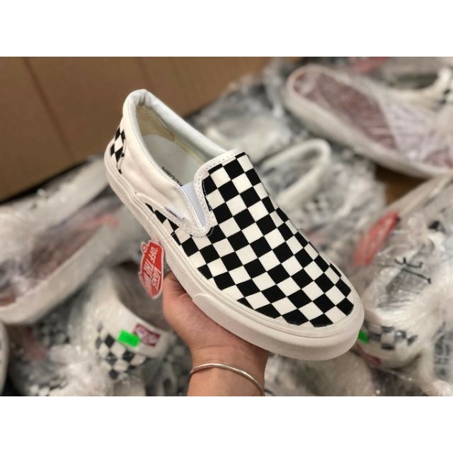 Giày Van's Vault Lười Caro Nam Nữ Cực Hot 2022