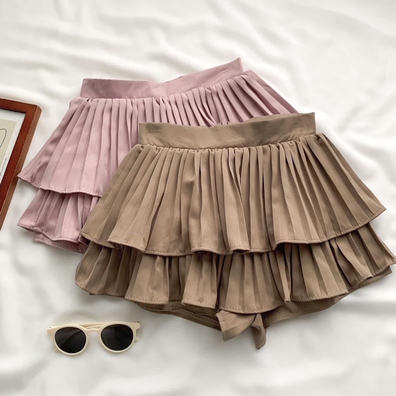 CHÂN VÁY DẬP LY XOÈ HAI TẦNG XẾP LI XINH CÓ QUẦN TRONG V5 [Hàng Siêu Cấp] | BigBuy360 - bigbuy360.vn