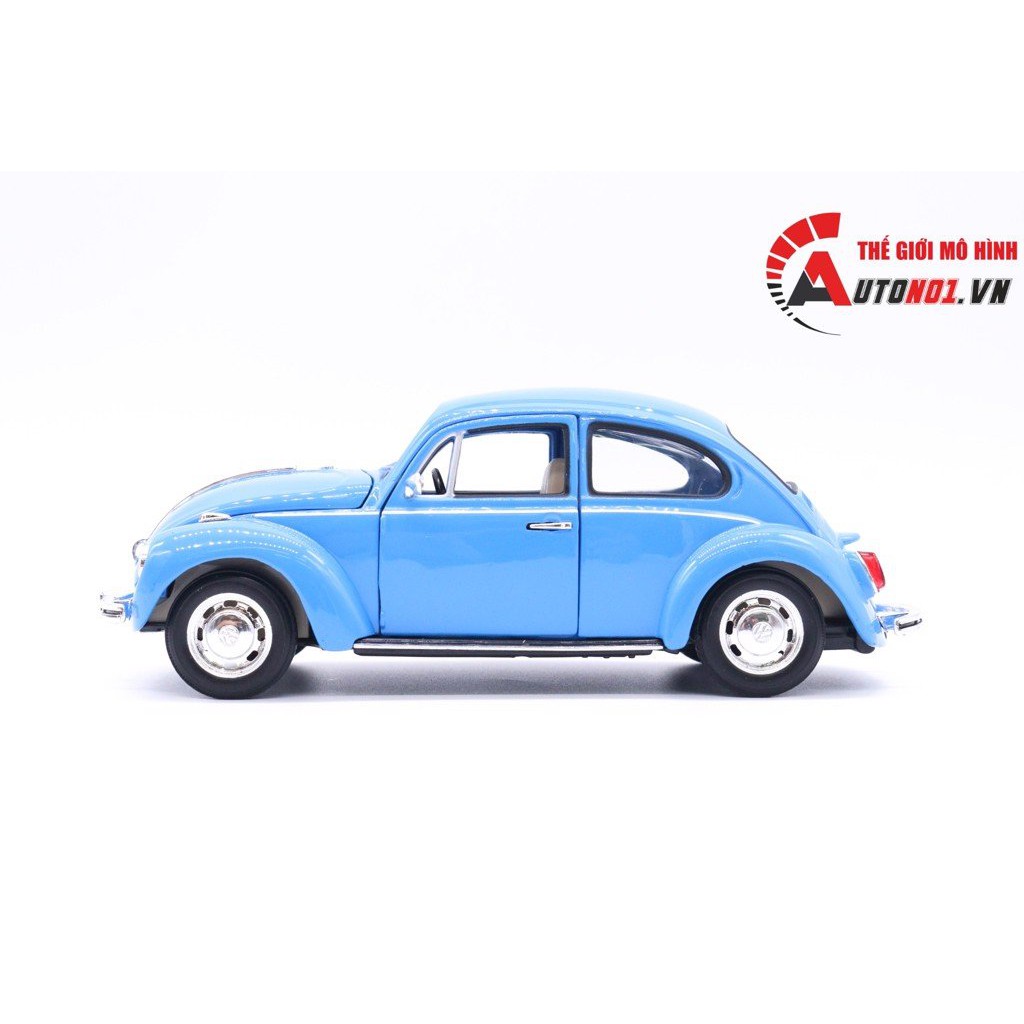 MÔ HÌNH XE VOLKSWAGEN BEETLE CLASSIC BABYBLUE 1:24 WELLY 6539