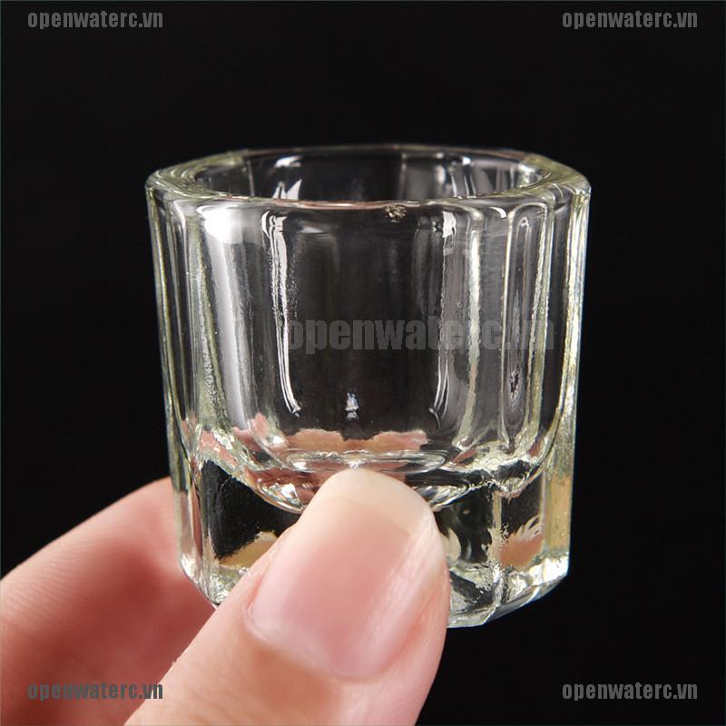 1 Cốc Thủy Tinh Dạng Lỏng Chuyên Dụng Cho Đựng Dung Dịch Làm Móng Nghệ Thuật