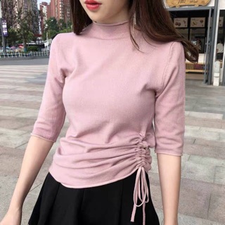 Áo thu cách điệu— kèm ảnh thật Mã 379