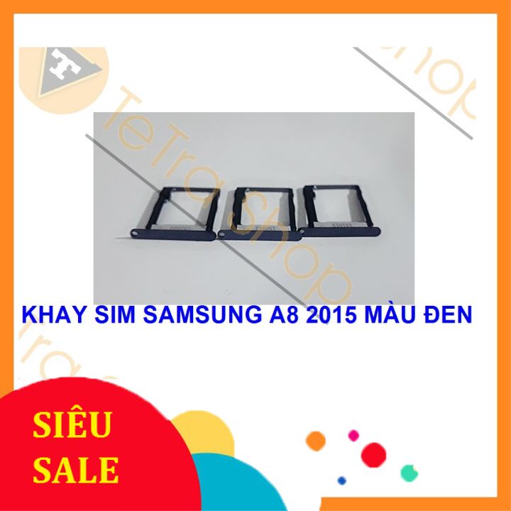 KHAY SIM SAMSUNG A8 2015 MÀU ĐEN