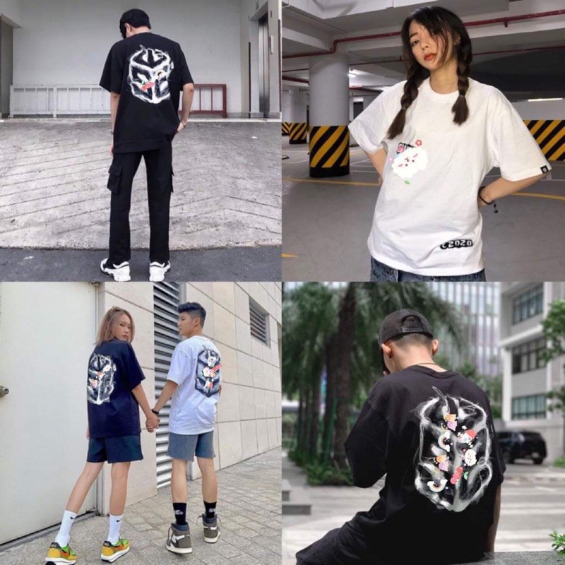 Áo thun unisex swe khói nam nữ full tag áo thun tay lỡ nam nữ chất cotton | BigBuy360 - bigbuy360.vn