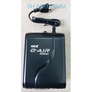 Máy sủi Oxy siêu êm Gex 6000SB 2 đầu vòi có chỉnh to nhỏ cho bể cá cảnh, thủy sinh