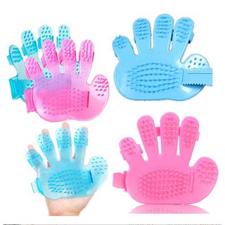Găng Tay silicon Chải Lông Tắm & Massage Cho Chó Mèo