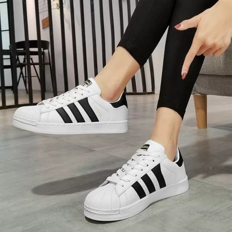 [MSP] Giày Thể Thao DAS Trắng Sọc Đen Cao Cấp nam nữ | BigBuy360 - bigbuy360.vn