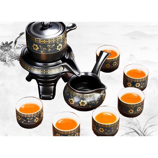 BỘ Ấm Chén Trà Đẹp Cối Xay Họa Tiết Cung Đình Cao Cấp