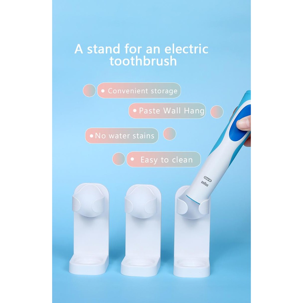 Giá Đỡ Bàn Chải Điện Oral B Tránh Vi Khuẩn Không Khoang Tường