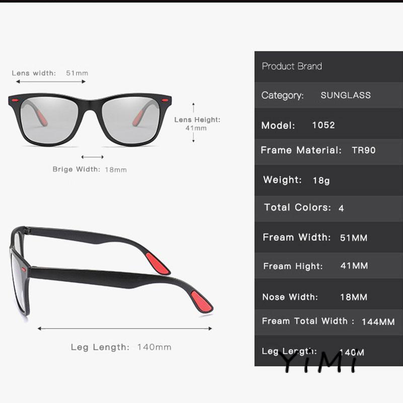 Kính Mát Phân Cực Chống Tia UV400 Phong Cách Thể Thao Thời Trang Cho Nam