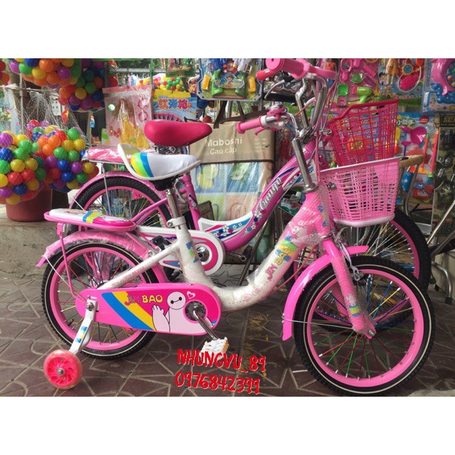 Xe đạp trẻ em 18,20 inch 💖 FREESHIP 💖 XE ĐẠP CHO BÉ GÁI