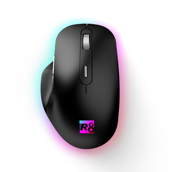 Chuột 6D gaming R8 1620 led RGB dây bọc dù chống nhiễu - DPI lên đến 7200 (Đen) Phụ kiện 1986